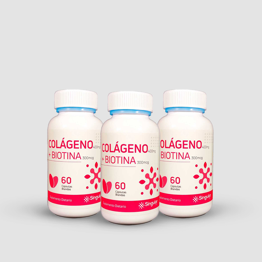 Colágeno hidrolizado + Biotina x 60 cápsulas